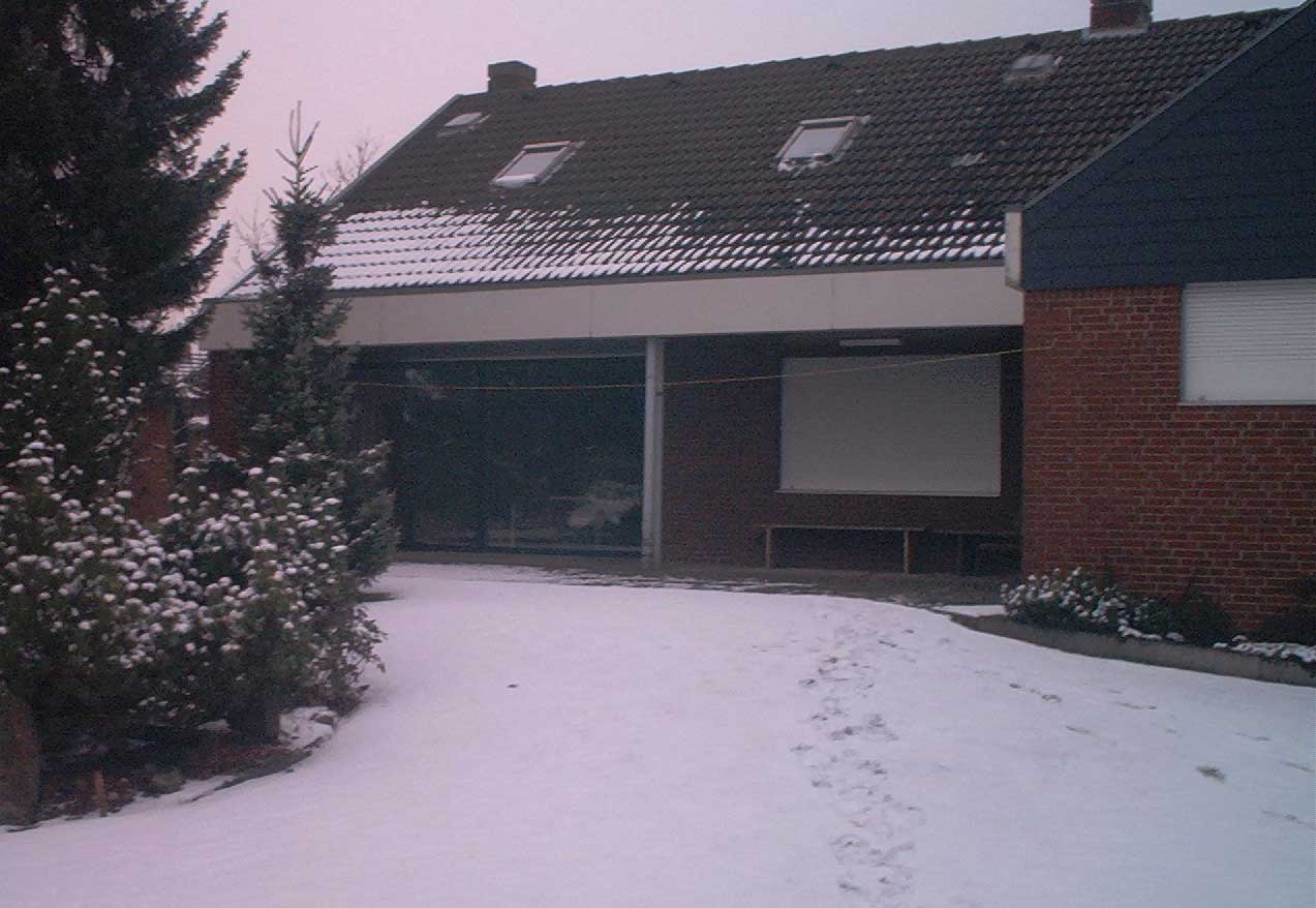 Haus im Winter